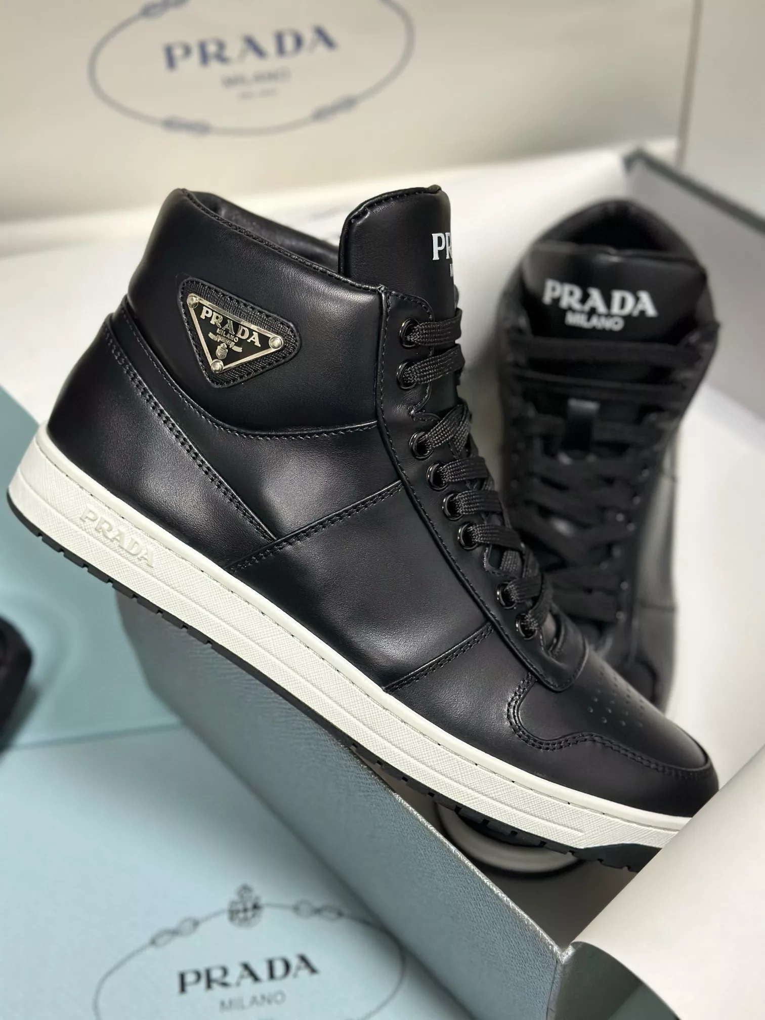 prada high top chaussures pour homme s_12b5533